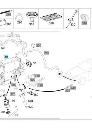 Компрессор пневмоподкачки (амортизаторов) bmw x5 e70/x6 e71, 37206789938 4
