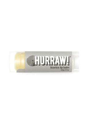 Бальзам для губ hurraw! licorice 4,8 г