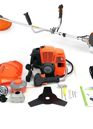 Мотокоса хускварна 552r 5.3 квт 2х тактная бензокоса husqvarna бензиновая мотокоса триммер для травы
