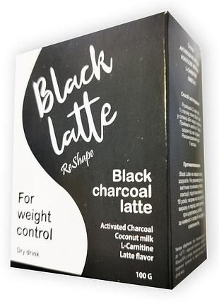 Black latte - вугільний латте для схуднення (блек латте) коробка
