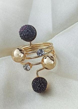 Золотиста каблучка розмір універсал