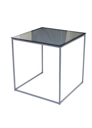 Журнальний стіл "драконник" скло, графіт (великий)