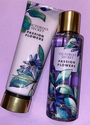 1, виктория сикрет victoria secret passion flowers набор мист спрей и лосьон оригинал