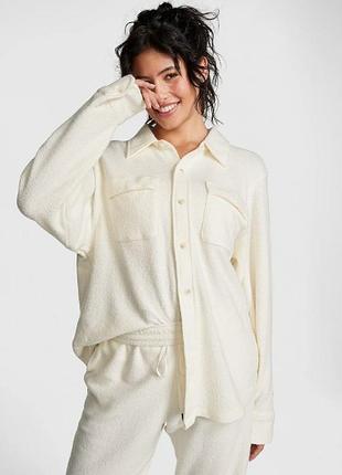 Рубашка флис жакет оригинал виктория сикрет victoria secret