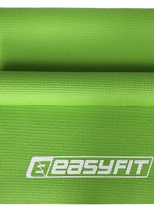 Килимок для йоги та фітнесу easyfit ef-1918-gr, протиковзкий, салатовий, 173×61×0,6 см, pvc