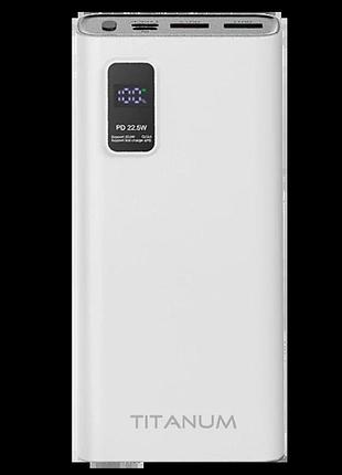 Повербанк videx titanum 727s 20000mah 22.5w white