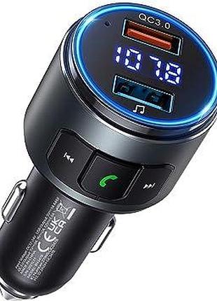 Оновлений octeso bluetooth v5.0 fm-передавач трансмітер для автомобіля, qc3.0, amazon, герма