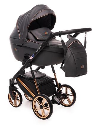 Коляска 2 в 1 broco miracle grafit, графіт