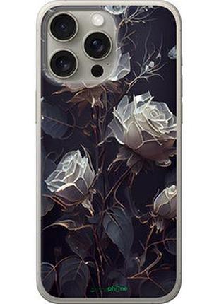 Чохол на iphone 15 pro max троянді 2 "5550u-3098-7673"