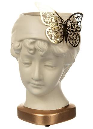 Ваза кашпо керамічна дива 21х18х11 см 18700-018