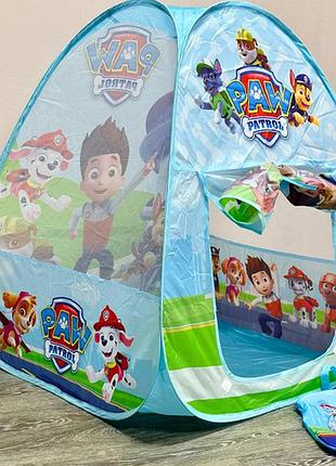 Палатка детская щенячий патруль