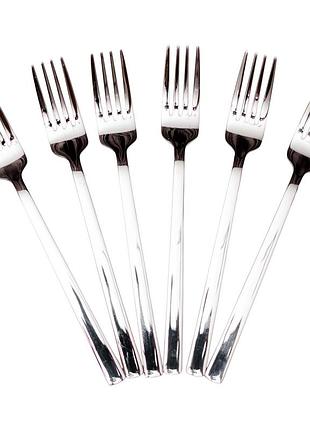 Набор десертных вилок 6 предметов 16 (см) серебро hp-8-25