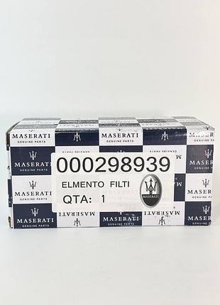 Фильтр масляный maserati levante, ghibli, quattroporte 3, 000298939