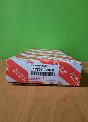 Фильтр воздушный (78010d011, 178010d020, 17801yzz03) toyota corolla/avensis, 1780122020
