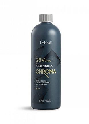 Крем-окислювач lakme chroma developer 28 vol 8,4% 1000 мл