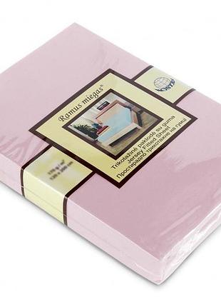 Простынь трикотажная на резинке 90х200 пакистан пудра