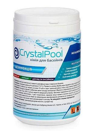Повільний хлор (slow chlorine tablets large) 1кг crystal pool
