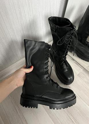 Берцы ботинки на шнуровке
