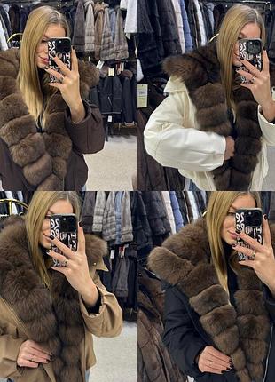 Парка жіноча з хутром парка з капюшоном парка зимова тепла