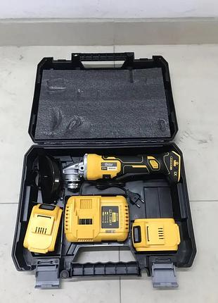 Акумуляторна болгарка + 2 акумулятори 24в, 125мм в кейсі / міні болгарка / кутова болгарка / ушм