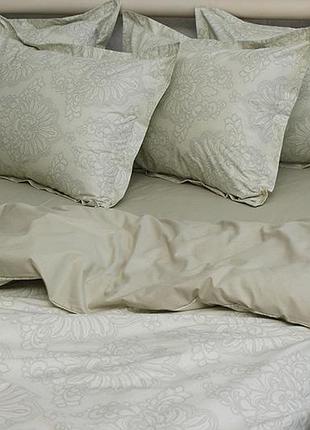 Шикарний комплект постільної білизни з 2 підковдрами 100% бавовна (пр. туреччина) з компаньйоном pt-r32