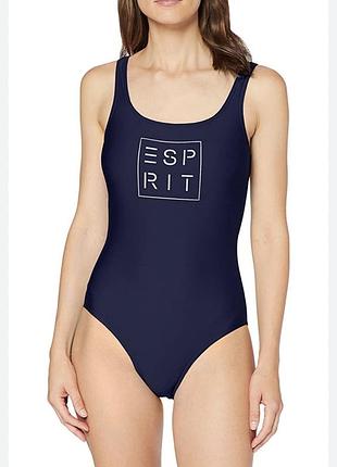 Ідеальні базовий спортивний синій купальник трендовий esprit 14 батал в басейн оригінал спортивний