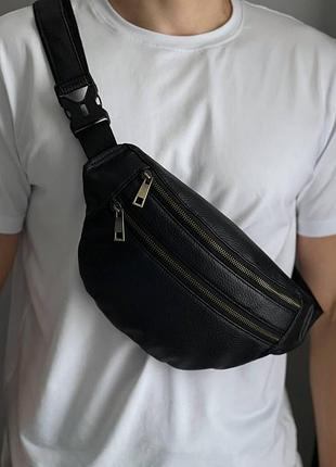 Кроссбоді, бананка з з еко шкіри