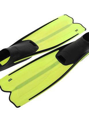 Ласти із закритою п'ятою madwave vector ii розмір xs-xl жовтий, s