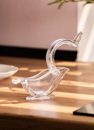 Ручная соковыжималка birdie juicer для цитрусовых – компактное акриловое устройство с оригинальным дизайном
