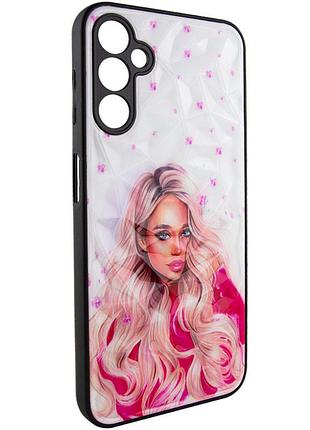 Tpu+pc чехол prisma ladies для samsung galaxy a04s pink