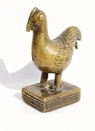 Редкая антикварная фигура, птица.