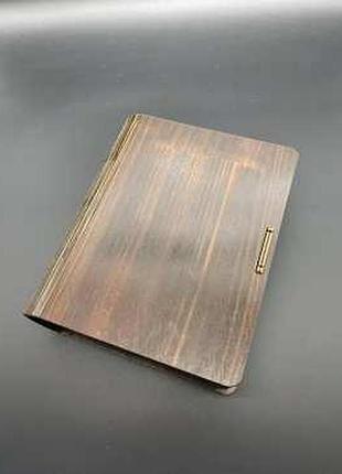 Дерев'яна скринька з фанери для купюр та прикрас декоративна книга 20х17х6см / дерев'яна скринька з фанери для