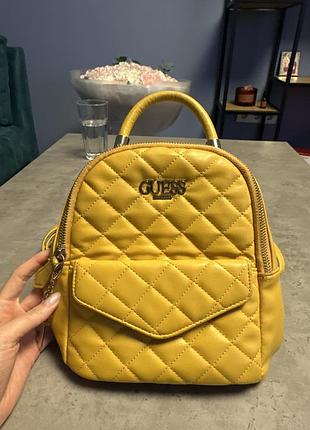 Рюкзак жовтий guess