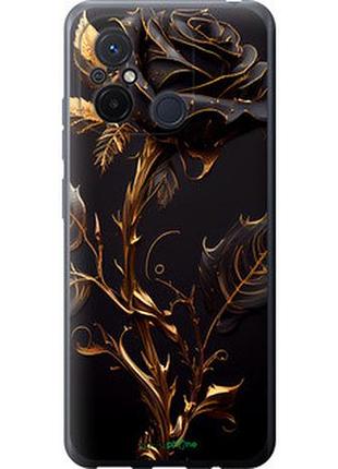 Чохол на xiaomi redmi 12c троянда 3 "5552u-2962-7673"