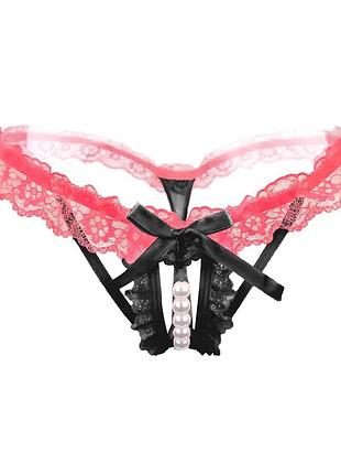 Эротические сексуальные трусы стринги. эротическое белье трусики jodis красно-черные