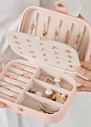 Шкатулка для ювелирных изделий . коробка для сережек, колец. многофункциональная шкатулка для украшений yousf