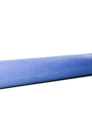 Массажный ролик easyfit ef-2034-bl, eva-пена, синий, 90×14.5 см - для йоги, фитнеса, реабилитации