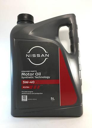 Мастило моторне nissan a3/b4 5w40 5l, ke90090042