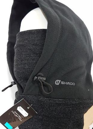 Мужская шапка балаклава с капюшоном с баффом с регулятором размера только синий