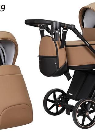 Дитяча коляска 2 в 1 angelina enigma premium eco коричневий ep-eco-29