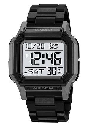 Skmei 2264bkgywt black-grey-white