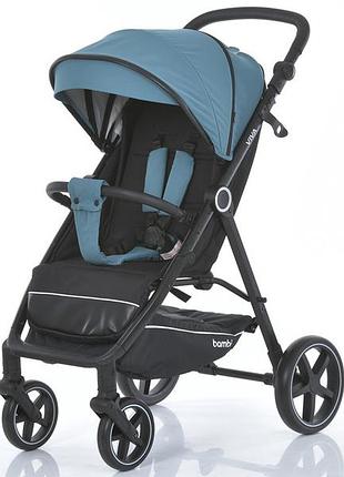 Коляска детская bambi m 5723 viva, pine blue