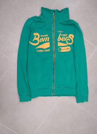 Красивый теплый батник на молнии loap wear. рост 146 / 152 см