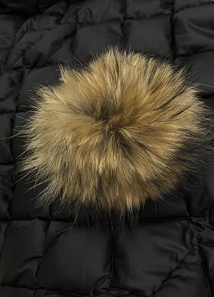 Помпон із натурального хутра на шпильці