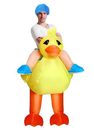 Надувной костюм утки . размер универсальный: 160-200 см yousf