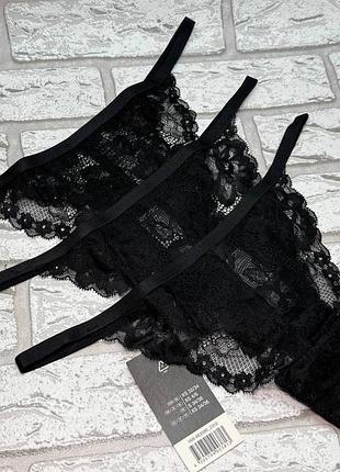 Арт.290 трусики женские 3шт кружевные стринги от esmara.