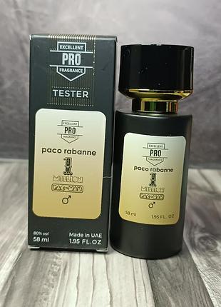 Чоловічі парфуми tester pro paco rabanne 1 million pac-man (пако рабане 1 мільйон пак-ман) 58 мл.