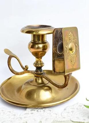 Антикварная подставка для спичек и подсвечник – ночник!