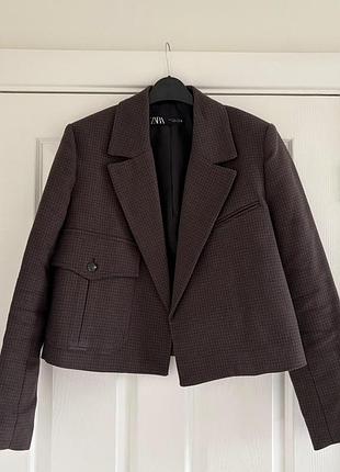Укороченный пиджак zara