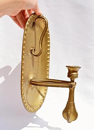 Цікавий рідкісний свічник нічник, підвішується на стіну і ставиться на горизонтальну поверхню.